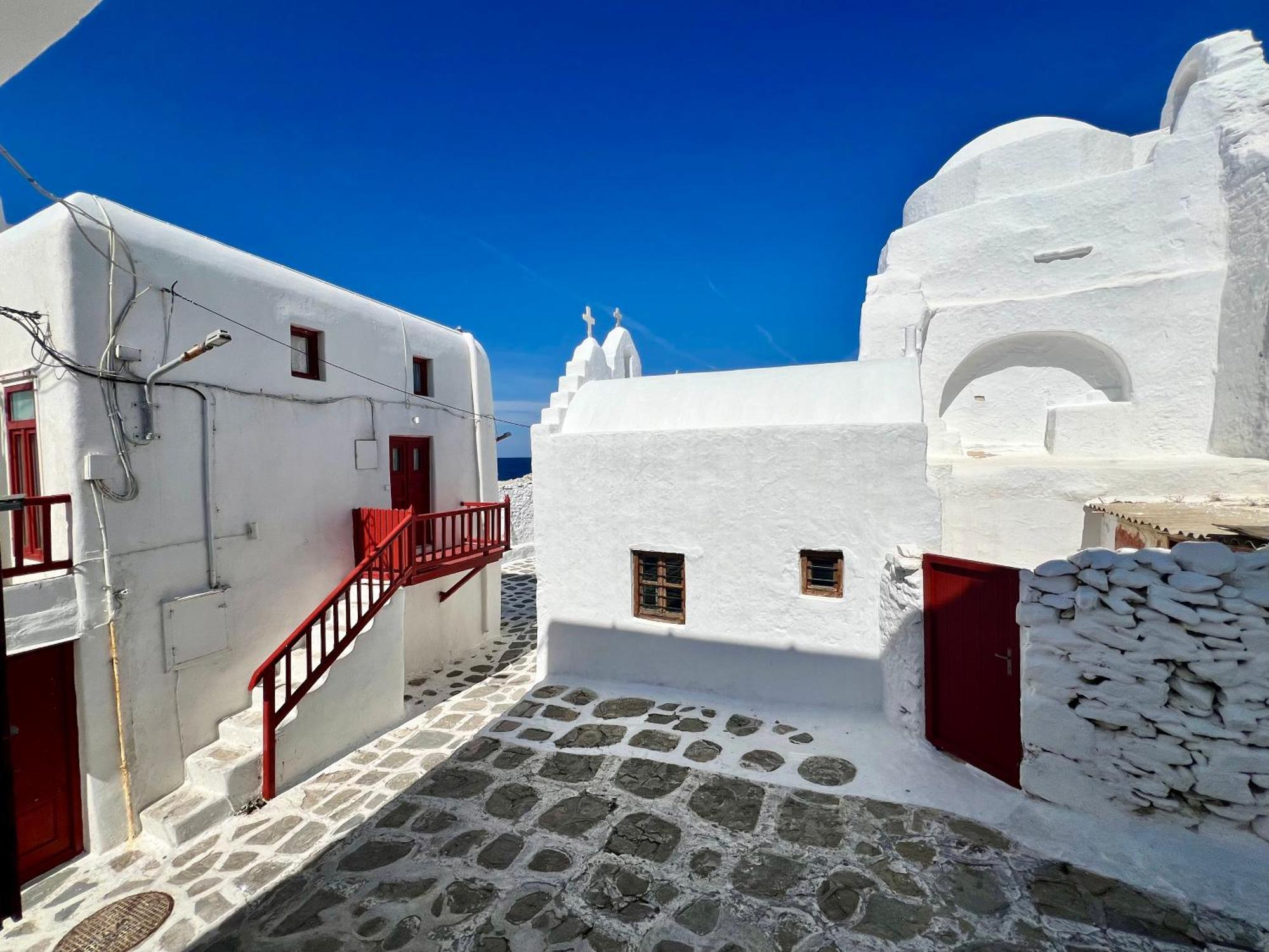 Myconian Little Venice Elite Suites With Sea View Mykonos Town Eksteriør bilde